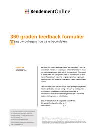 360 graden feedback formulier persoonlijke ontwikkeling