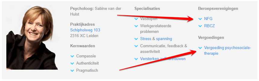 psycholoog zorgverzekering