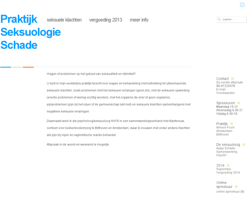 vergoeding seksuoloog